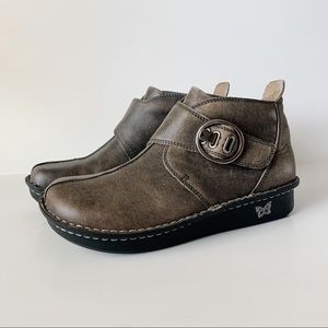 Alegria Caiti 39/9 Distressed Harness Bootie